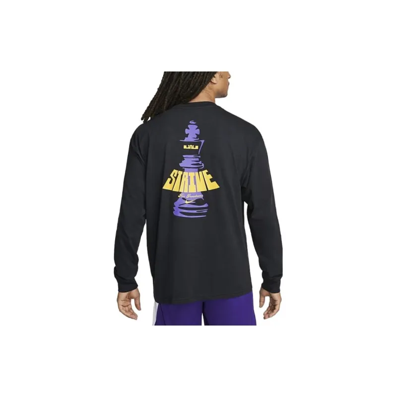 Nike LeBron James Basketball Loose Fit L/S T shirt-2