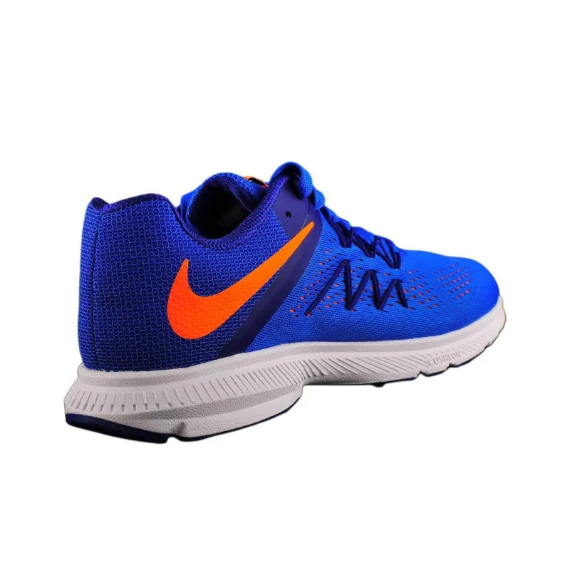 Nike Zoom Winflo 3 Cushioned Slip Resistant Low Top Running Shoes Men's Blue-2