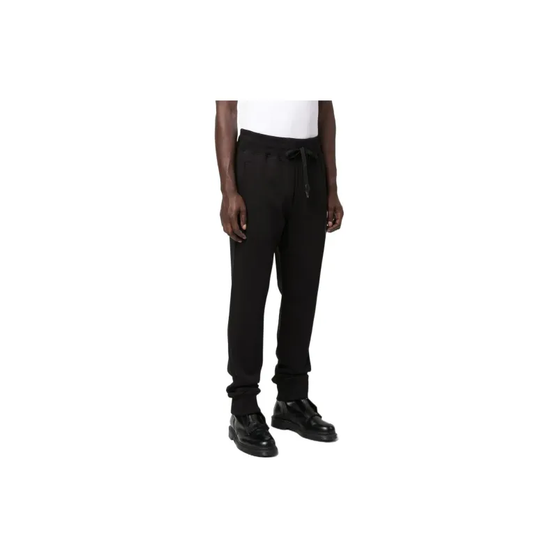 VERSACE JEANS COUTURE Knitted Sports Pants Men's Black-4