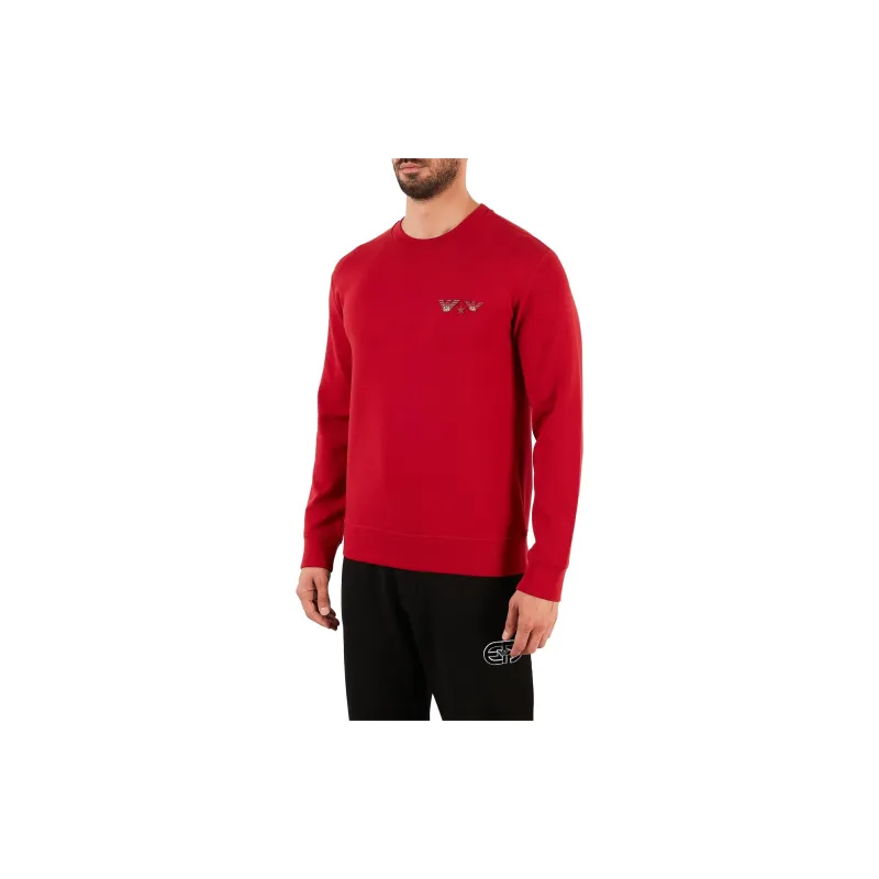 EMPORIO ARMANI SS23 Sweatshirt Men's Red-2