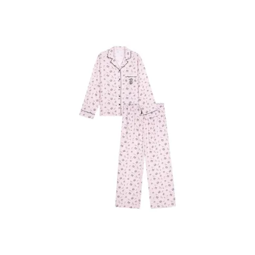 Victoria's Secret Pajama Set Women's Peach Pink