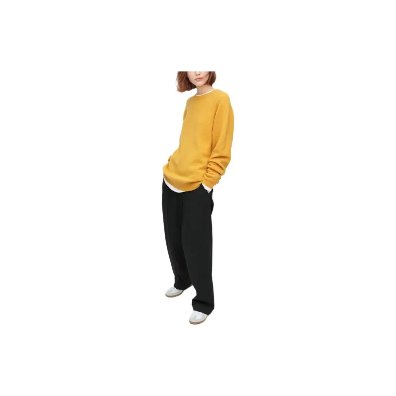 UNIQLO Sweaters Unisex Earth Yellow-1