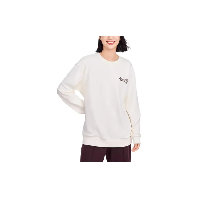 Skechers Sweatshirt Unisex Pure White-2
