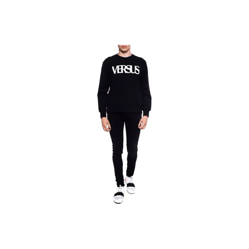 VERSUS Sweatshirts Men Black-4