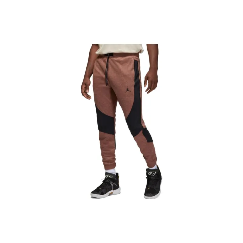 Jordan Knitted Sweatpants Men Brown-1