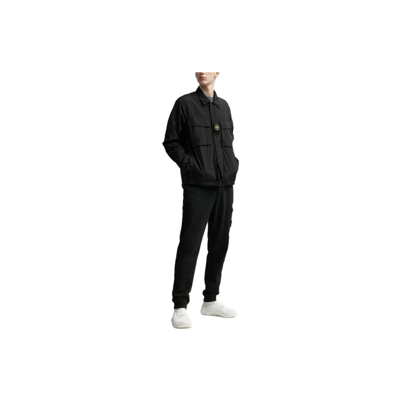 STONE ISLAND Jackets Coats Men's Black-3