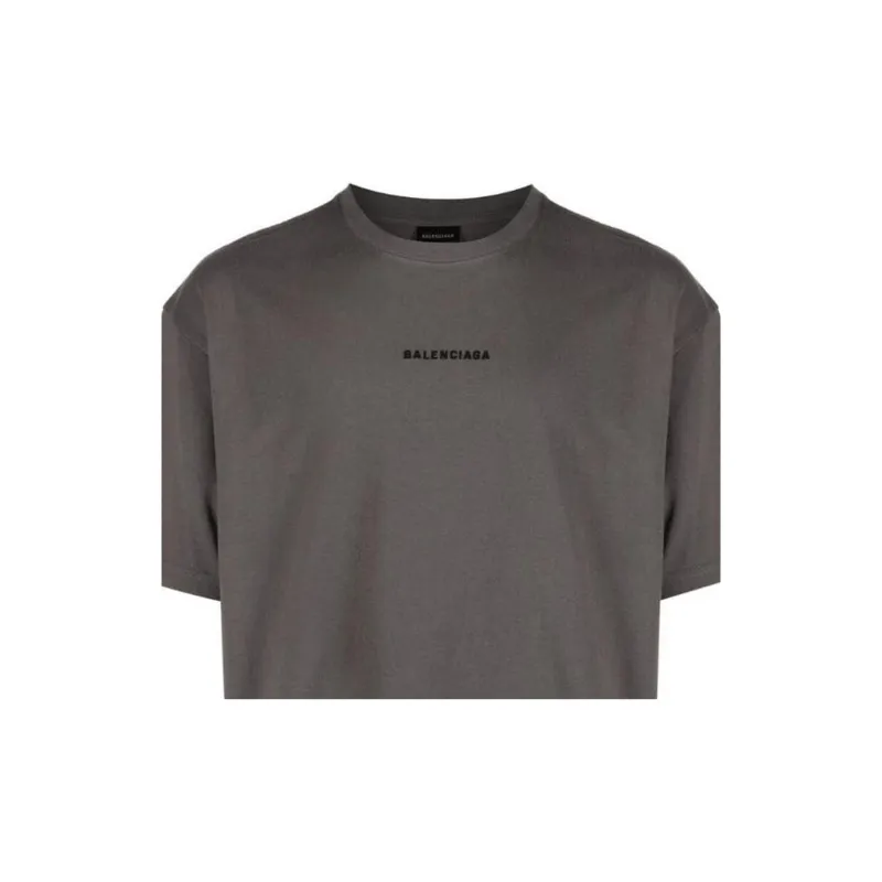 Balenciaga FW22 T Shirt Regular Fit Men's Gray-4