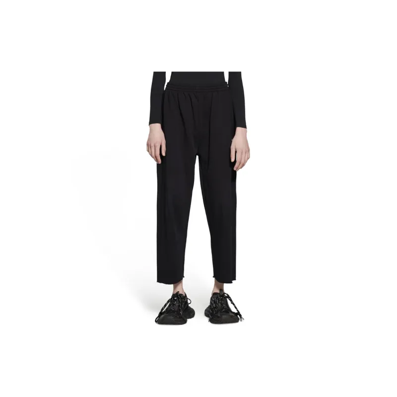 Balenciaga SS23 Knitted Sweatpants Regular Fit Unisex Black-3