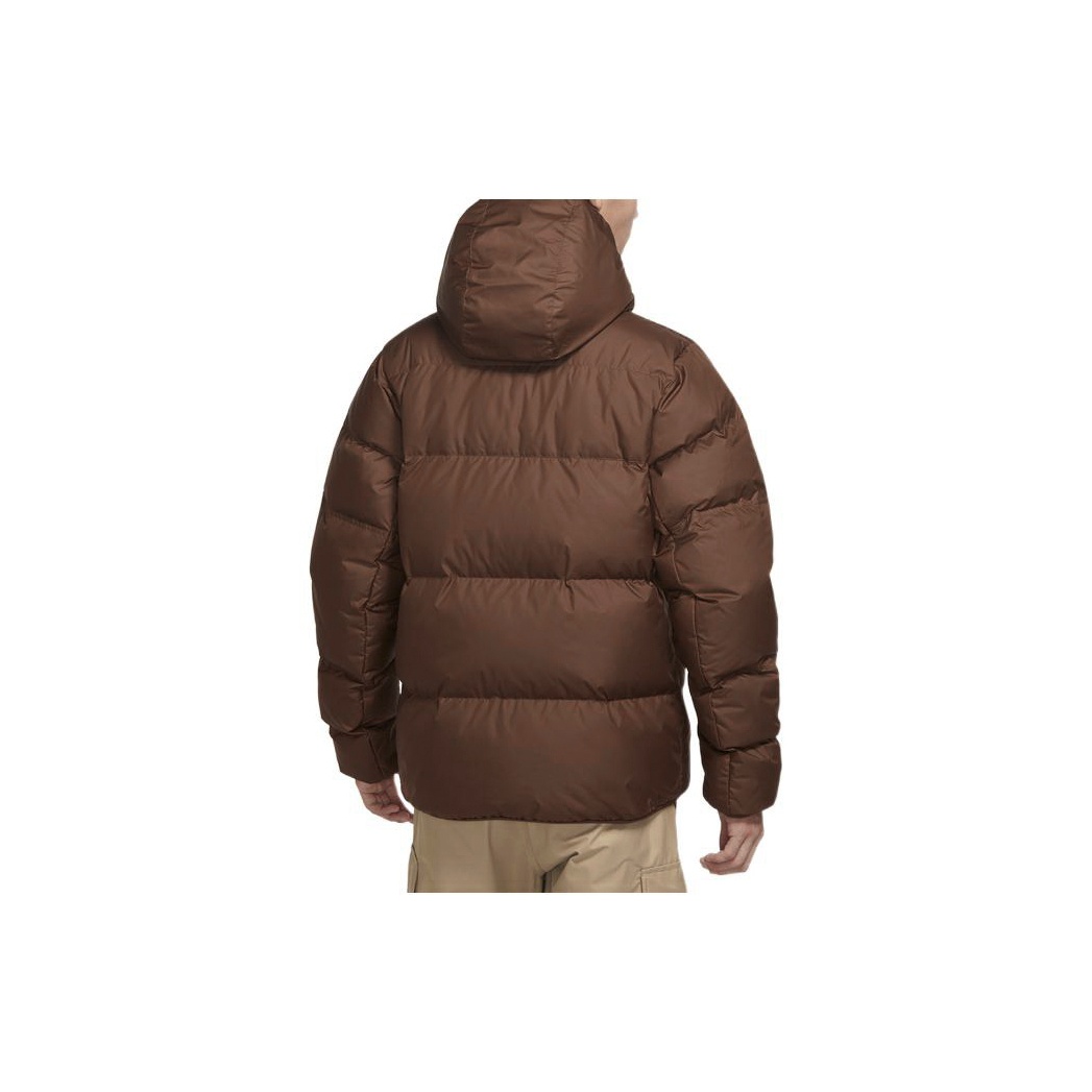 Nike Down Jacket Men's Dark Brown XS - POIZON