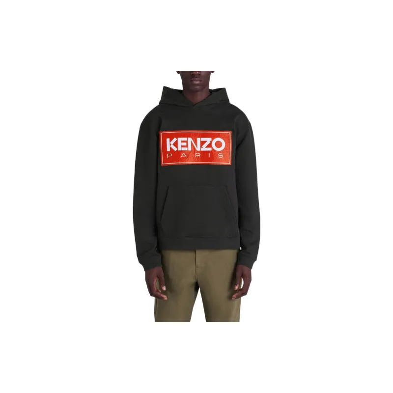 KENZO Logo-print Detail Hoodie-4