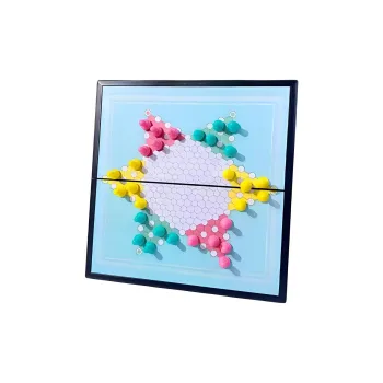 M&G Checkers Board Set With Magnetic Checkers Board Games