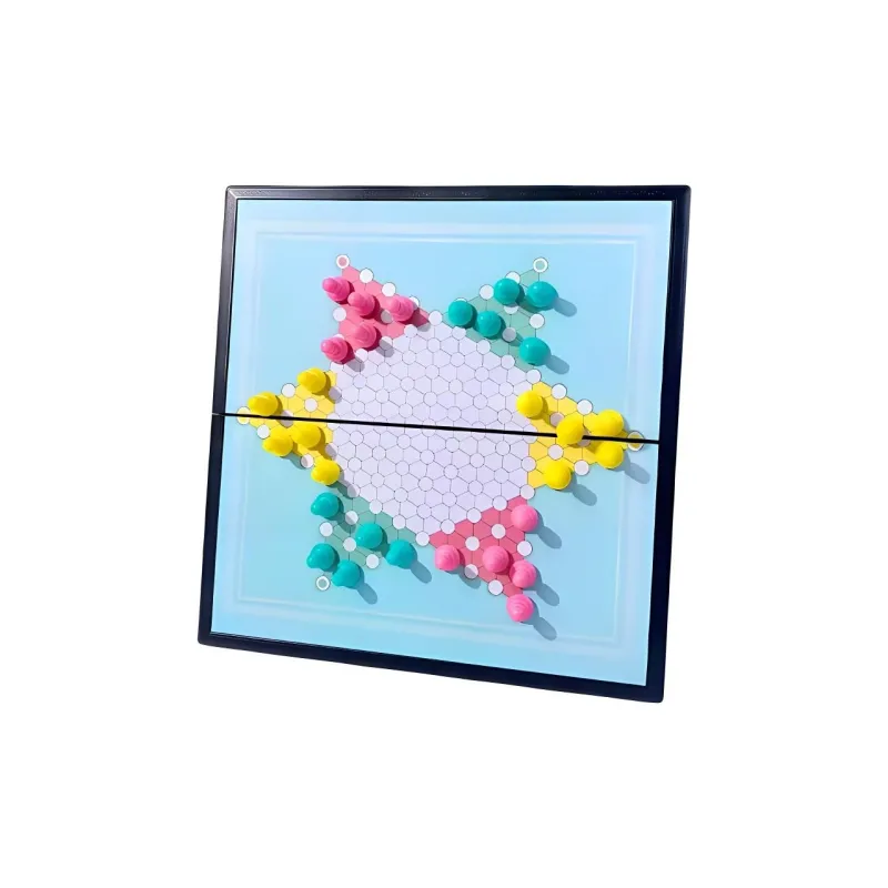 M&G Checkers Board Set With Magnetic Checkers Board Games-0