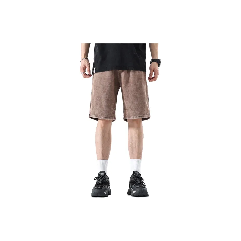 KGK Denim Shorts Men's Rusty Red-3
