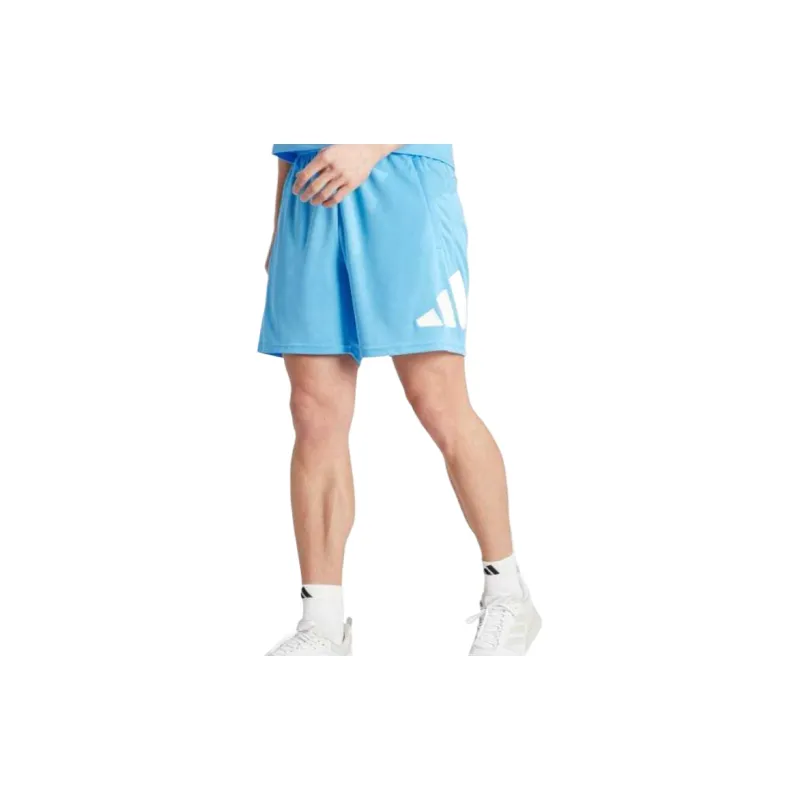 Adidas TRAIN ESSENTIALS LOGO TRAINING SHORTS Sports Shorts Men's Blue Gradient/white-4