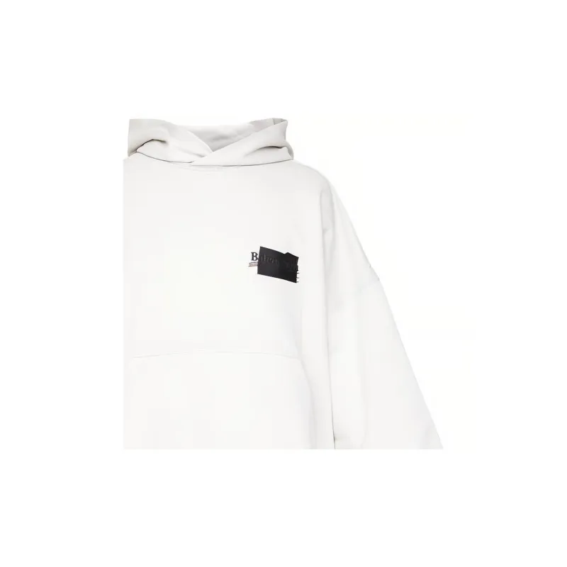 Balenciaga Sweatshirt Loose Fit Style Men's Beige-4