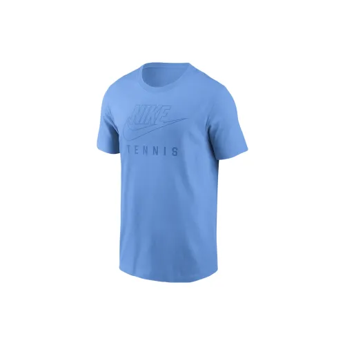 Nike Tennis T-Shirts Men Collegiate Blue