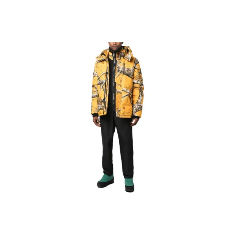 Moose Knuckles x Post Malone Down Jacket Men's Yellow-4