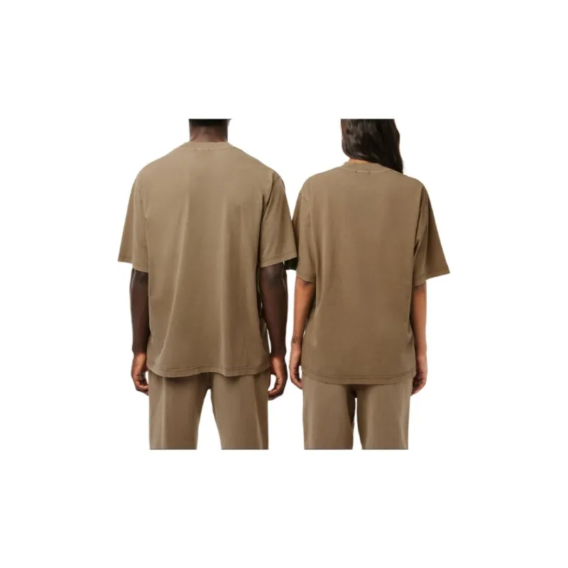 LACOSTE T Shirt Unisex Khaki Green-1