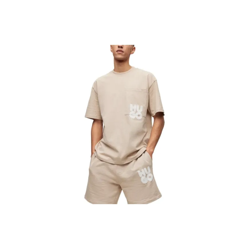 HUGO BOSS SS23 T Shirt Men's Light Beige-3