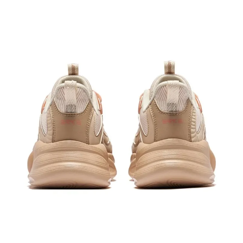 Erke Wei Yang Fall/Winter Edition Height Increasing Low-Top Casual Shoes Women's Egg Cream Gray Milk Tea Brown-3