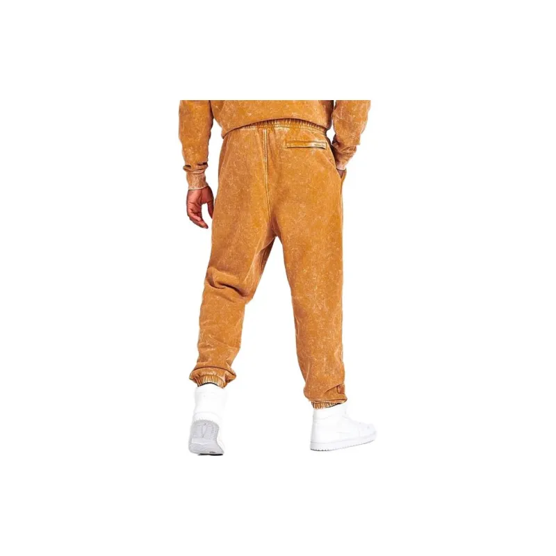 Jordan Flight Knitted Sweatpants Men Orange-3
