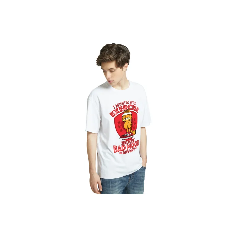 FOREVER 21 Garfield Joint Name T Shirts Unisex-2