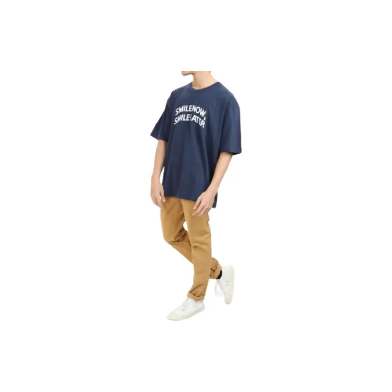Vans Just Smile T Shirt Dark Blue Unisex-3