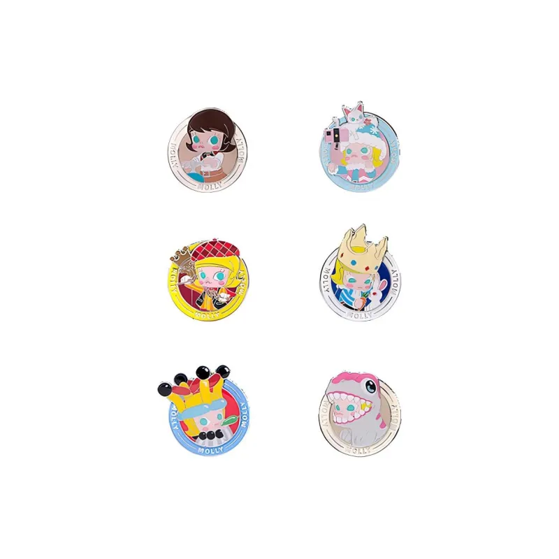 POP MART Molly Fantasy Hobo Memo Collection Car Air Freshener Blind Box Products Single Mystery Box/Full Box 6 Pcs-1