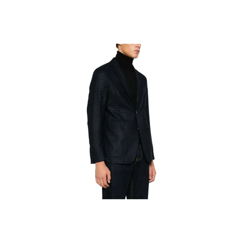 Zegna Business Suit Coat Men's Marine Blue-1