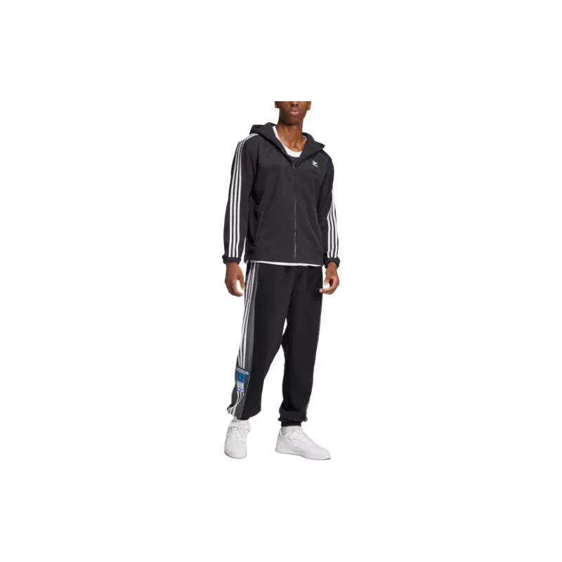 Adidas Originals Adicolor 3 Stripes Teddy Fleece Hoodie-1