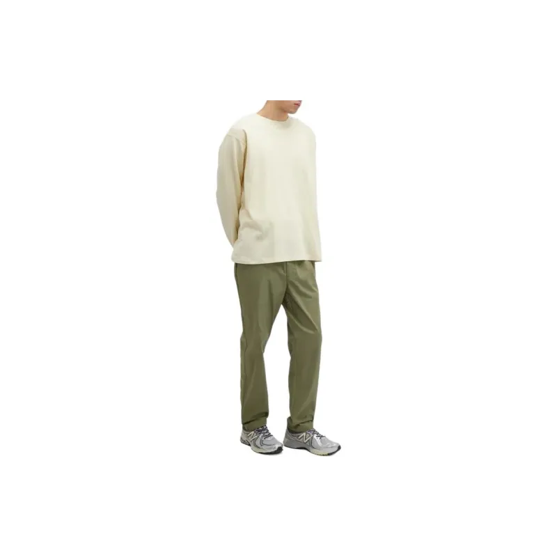 New Balance Casual Pants Men's Dark Color Olive Green-3
