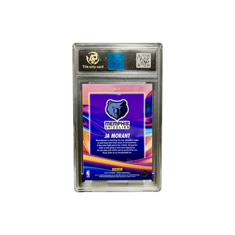 PANINI Morant Star Card Single Handed Slam Dunk Design Rainbow Background Design Graded Cards 1 Pc-1