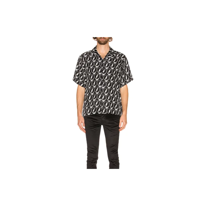 AMIRI Grateful Dead Skull Silk Shirt-2