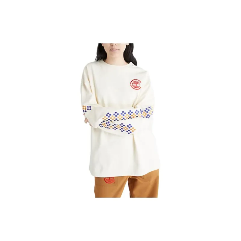 Timberland x CLOT Set in Sleeve T Shirt Unisex White-5