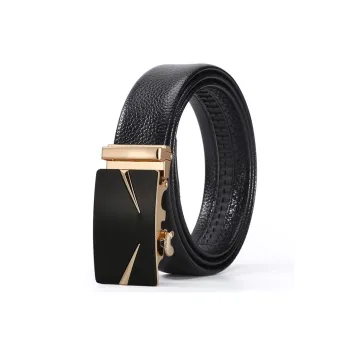 ALIEN BANG Cow Split Leather Leather Belts Men's Width 3.6cm