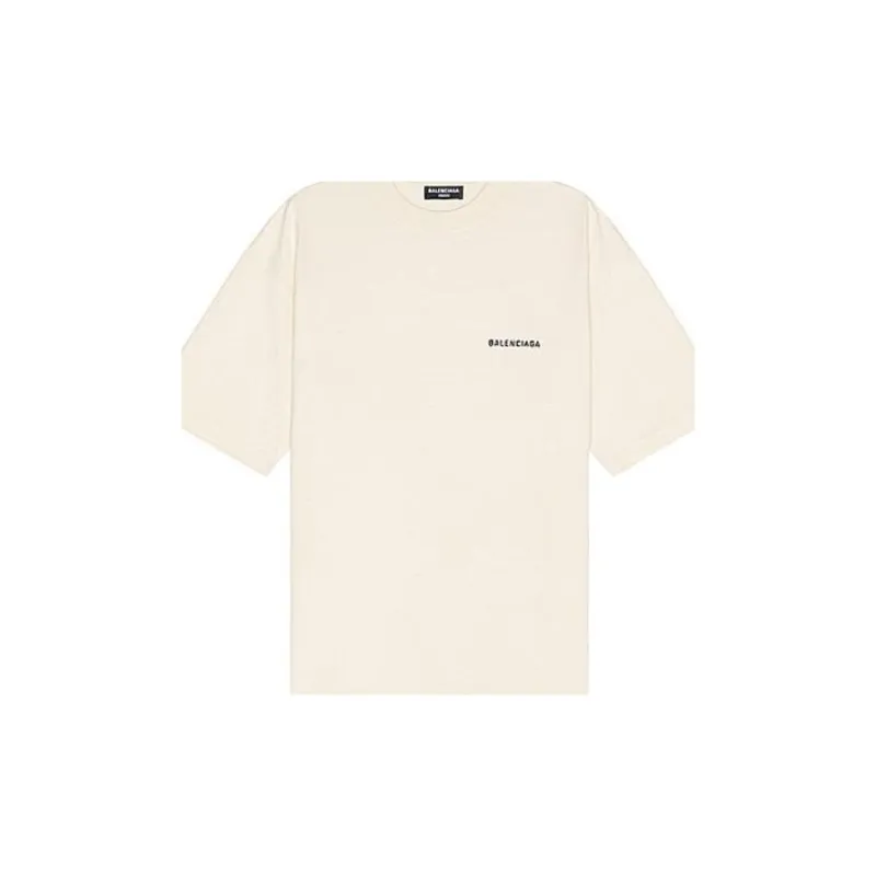 Balenciaga Back Logo Medium Fit T shirt-4