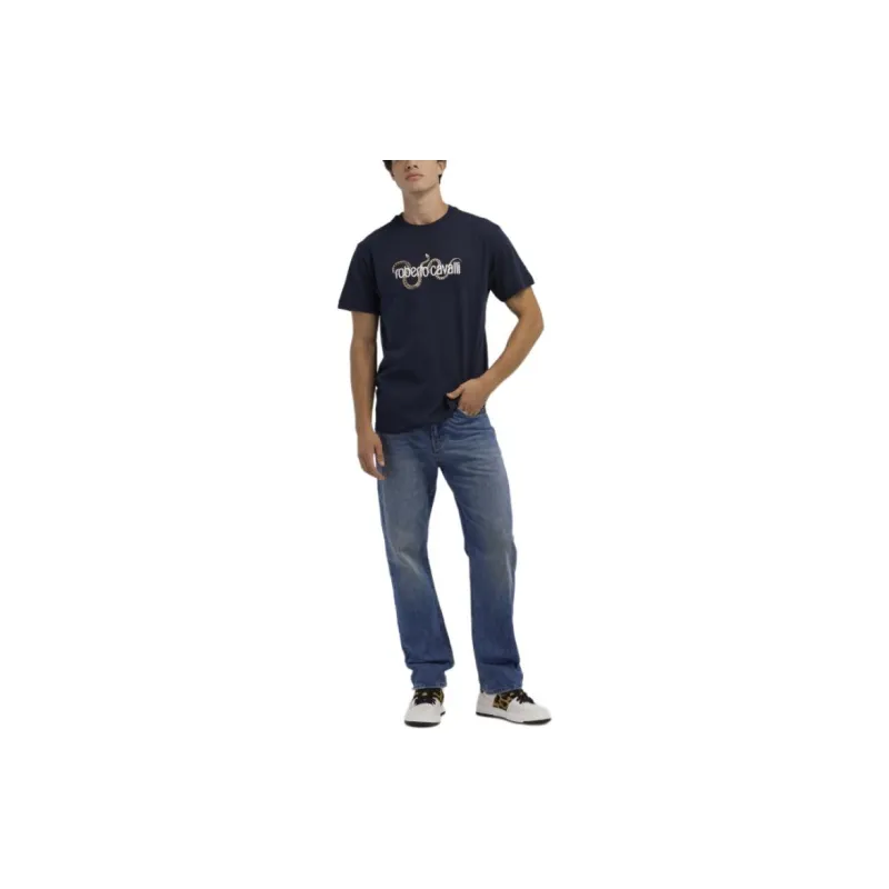 Roberto Cavalli SS24 Jeans Men's Blue-1