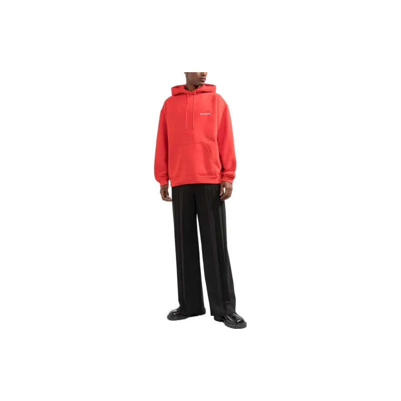 Balenciaga Back Logo Regular Fit Hoodie-1