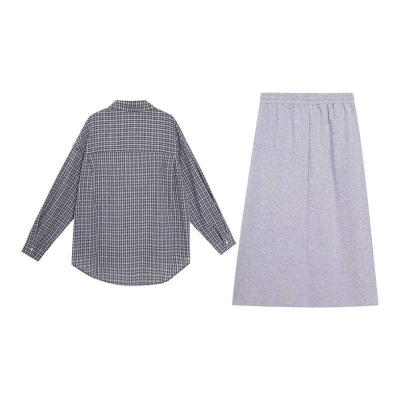 PZHK Two Piece Skirt Sets Women's-1