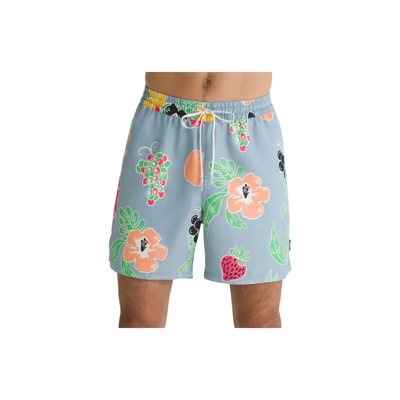 Vans Primary Print Elastic 17'' Boardshorts Casual Shorts Men's Blue-1