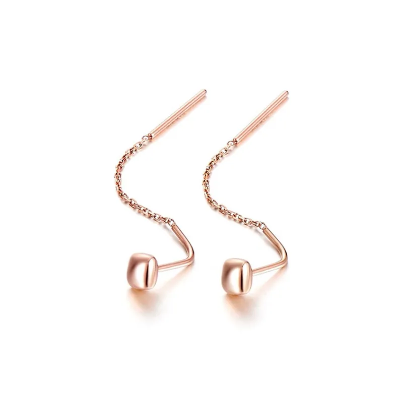 LUKFOOK JEWELLERY 18K Gold Drop Earrings Women's-0