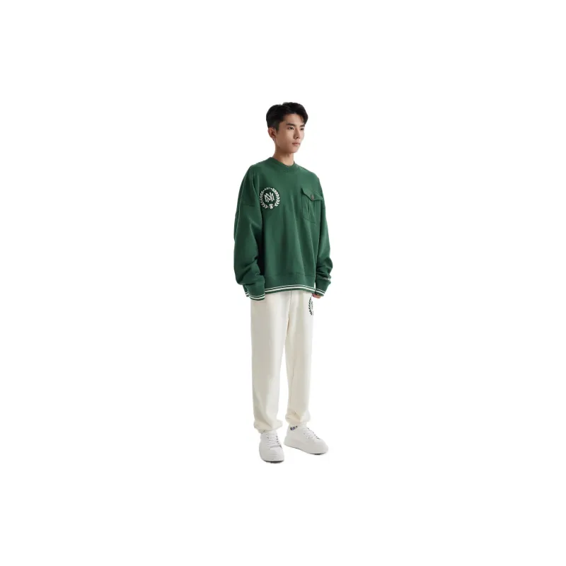 Mitchell Ness Sweatshirts Unisex Green-6