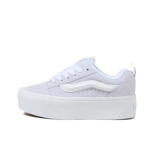 Vans Knu Stack Anti Slip Wear Resistant Low Top Skateboard Shoes Unisex Light Blue