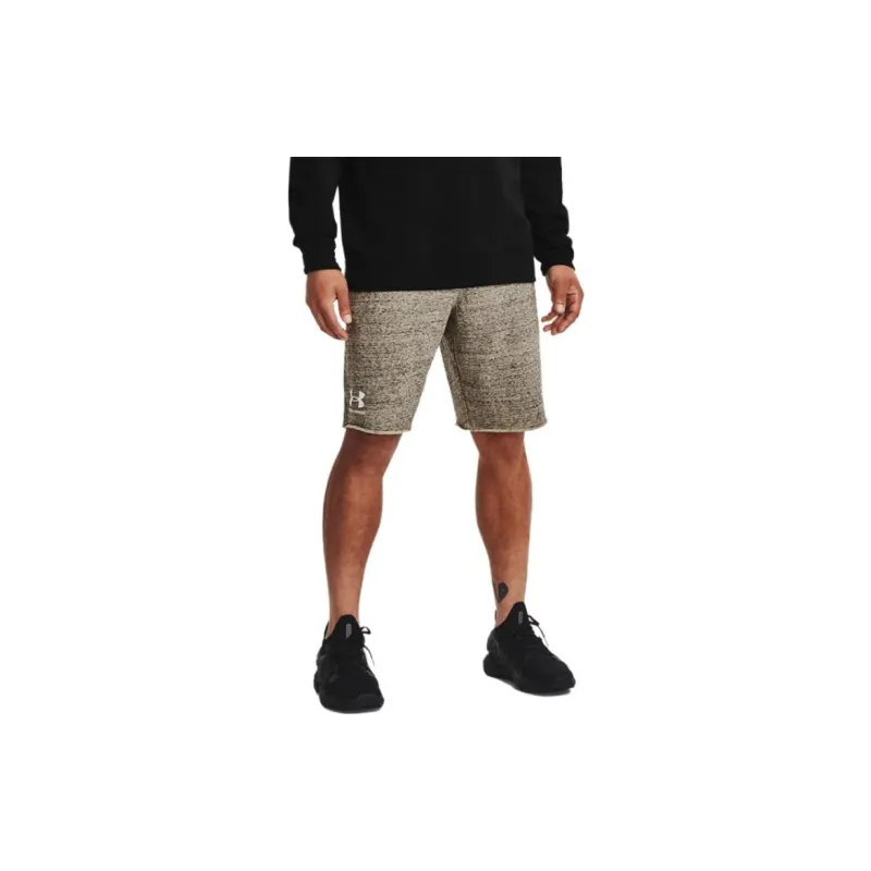 Under Armour Casual Shorts Men Khaki Yellow-3