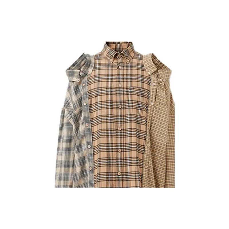 Burberry Shirts Men Camel-4