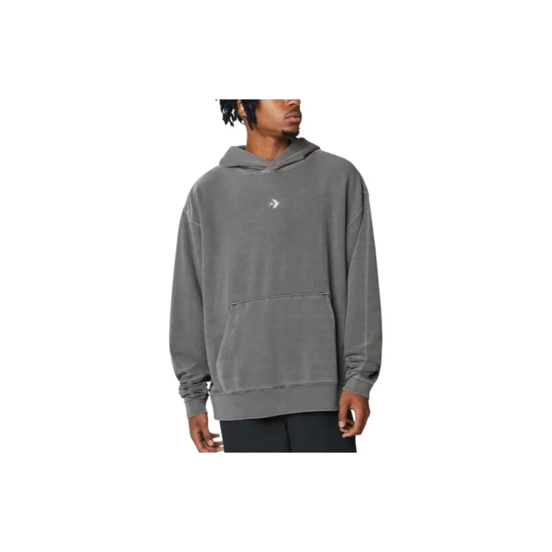 Converse Reverse Herringbone Sweatshirt Men's Gray-2