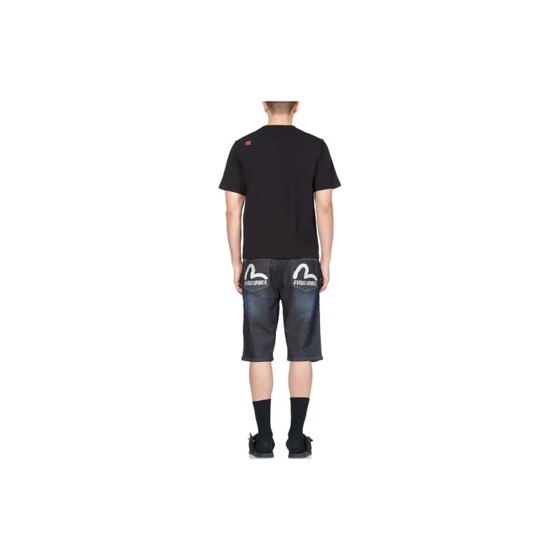 EVISU Denim Shorts Men Blue-5