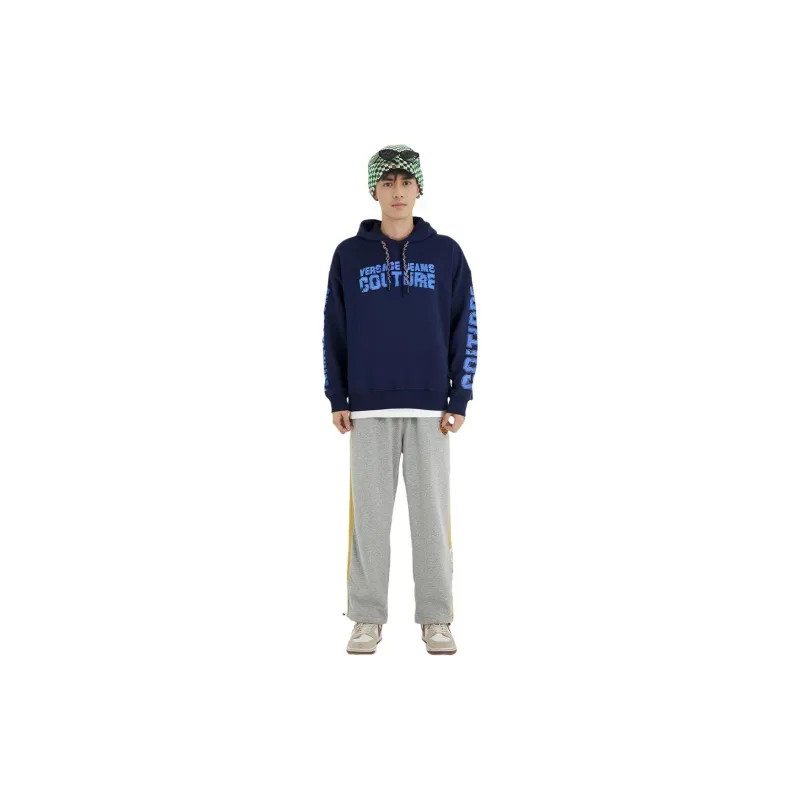 VERSACE JEANS COUTURE Sweatshirts Men Dark Blue-4