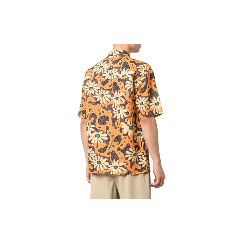 NANUSHKA Floral Printed Short Sleeved Shirt-2