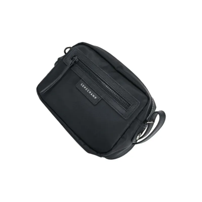 LONGCHAMP Nylon And Leather Clutch Unisex Black-2